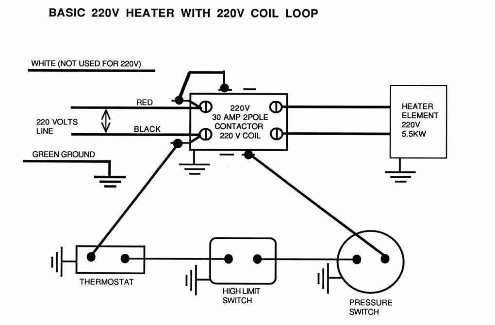 Single Element Water Heater Wiring Diagram from www.spaspecialist.com